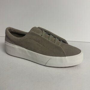 Keds Womens Remi Sneaker Taupe Suede Size 7.5 M